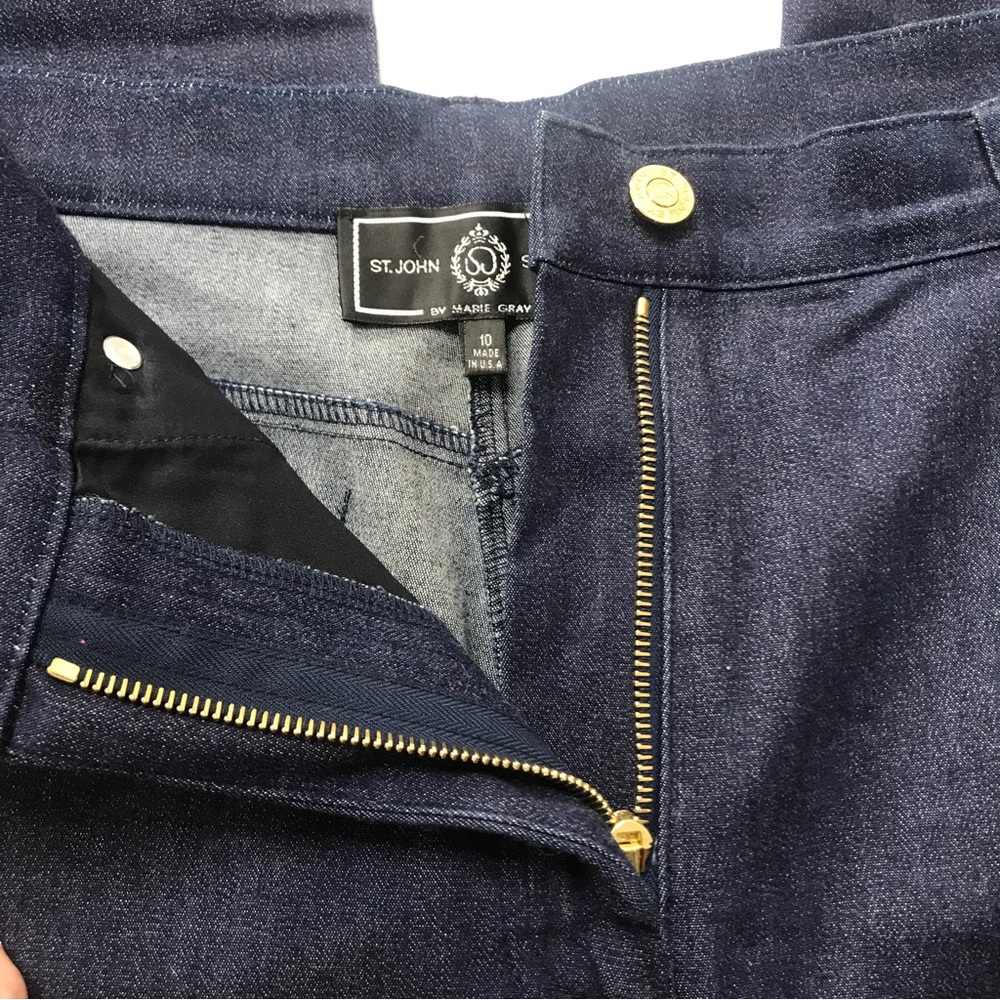 St. John Sport by Marie Gray Denim Jeans - Picture 3 of 4